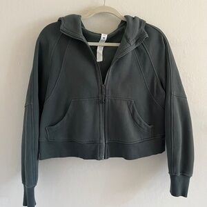 Lululemon Scuba Full-Zip Oversized Cropped Hoodie